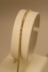 Retiazka - Fox - kombinované zlato - 14 karátov