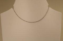 Zlatá retiazka - Singapur - 14k - Biele zlato