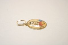 Prívesok -Panna Mária-žlté zlato- 14 karátov