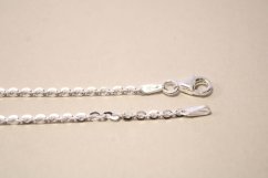 Strieborná retiazka v štýle Anker, 42 cm, 4,13 g, 925/1000