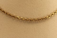 Retiazka- vzor Anker- vysoký lesk- pozlátená chirurgická oceľ