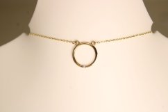 Náhrdelník- diamanty-žlté zlato- 14 karátov