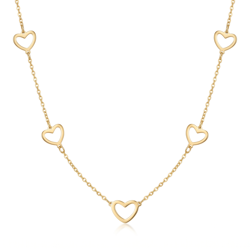 Celebritka-Srdce-Anker-Žlté zlato-14k