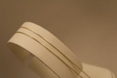 Retiazka - vzor Anker - žlté zlato - 14 karátov