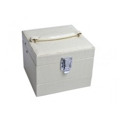 Dámska krémová šperkovnica Box SP-252/A20/N