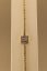 Zlatý náramok, žlté zlato, číre zirkóny 17-19cm 3,52g 14k 585/1000