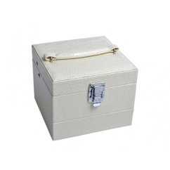 Dámska krémová šperkovnica Box SP-252/A20/N
