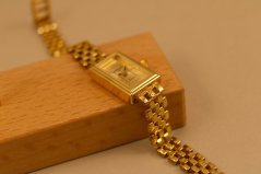 Zlaté náramkové hodinky žlté zlato, Geneve, 14k 585/1000