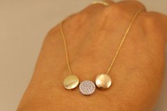 Celebritka-Kruhy-Číre zirkóny-Anker-Viacfarebné zlato-14k