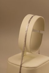 Náramok-gravírovaný-Marina gucci-biele zlato-14 karátov