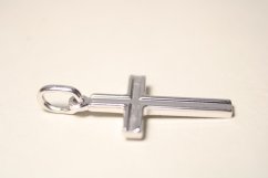 Pánsky prívesok z rhodiovaného striebra, 1,36 g, 925/1000