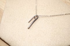 Strieborný náhrdelník so zirkónmi, rhodium, 43-48 cm, 1,86 g, 925/1000