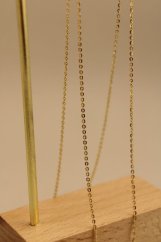 Retiazka- Anker brúsený- žlté zlato- 14 karátov