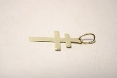 Prívesok- greckokatolícky kríž- žlté zlato- 14 karátov