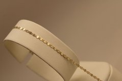 Náramok- ploché očká- žlté zlato- 14K