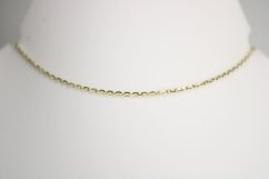 Zlatá retiazka zo žltého zlata Anker brúsený, 36 cm , 1,10 g, 14 karátov 585/1000
