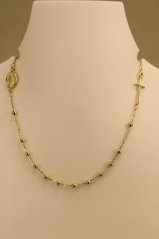 Zlatý ruženec - retiazka - žlté zlato - 14 karátov