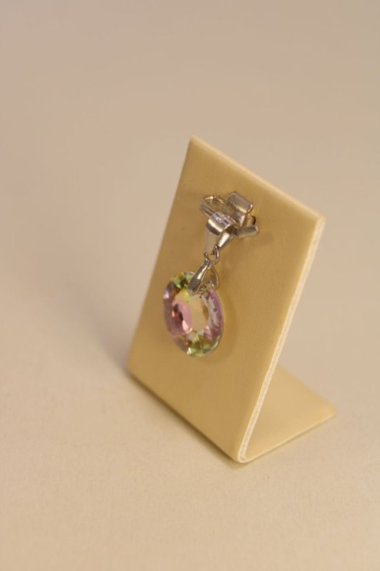 Prívesok- swarovski crystals- striebro