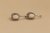 Náušnice - biely syntetický opál - číre zirkóny - patent - striebro