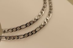 Retiazka- vzor Figaro- vysoký lesk- chirurgická oceľ