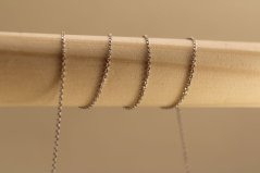 Retiazka - Anker - biele zlato - 14 karátov