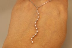 Celebritka-Číre zirkóny-Cube-Biele zlato-14k
