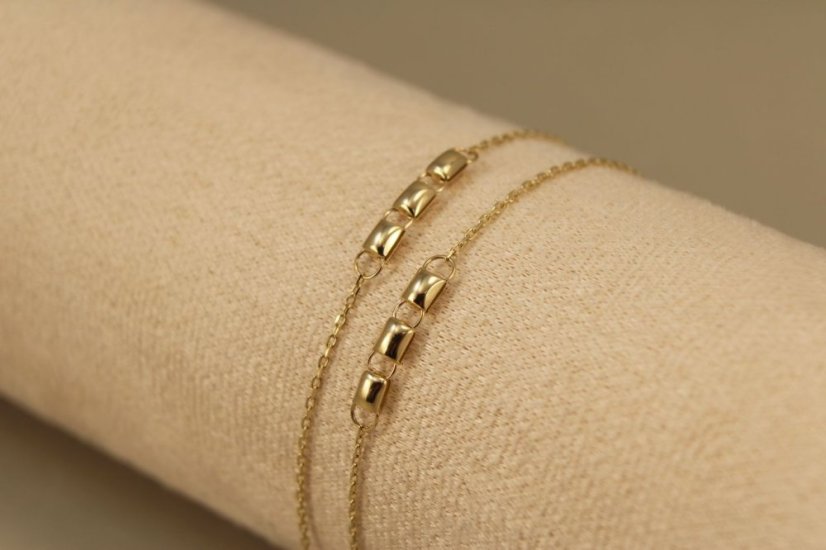 Celebritka-Obdĺžniky-Anker-Žlté zlato-14k