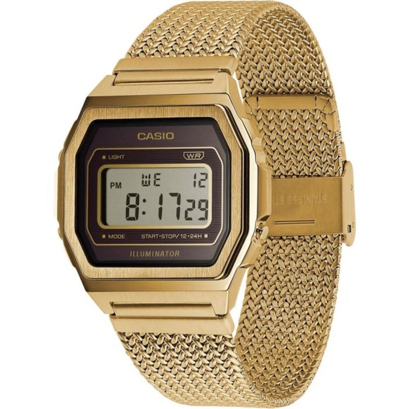 Hodinky Casio Vintage - Dámske/Pánske: Unisex, Typ zapínania: Preklápacia pracka s poistkou, Sklíčko: minerálne, Napájanie: batéria Quartz, Vodotesnosť: 30M/3ATM