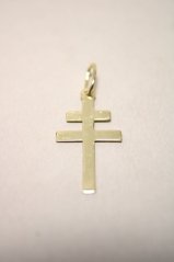 Prívesok- greckokatolícky kríž- žlté zlato- 14 karátov