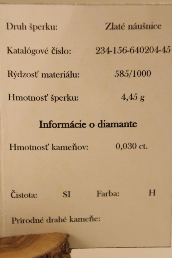 Náušnice- kruhy- diamanty- zacvakávacie zapínanie- rúžové zlato- 14K