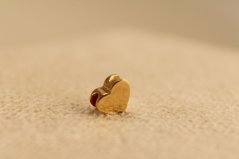 Prívesok-srdiečko-rúžové zlato-14K