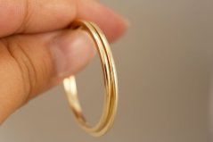 Náušnice-Kruhy-Žlté zlato-14k