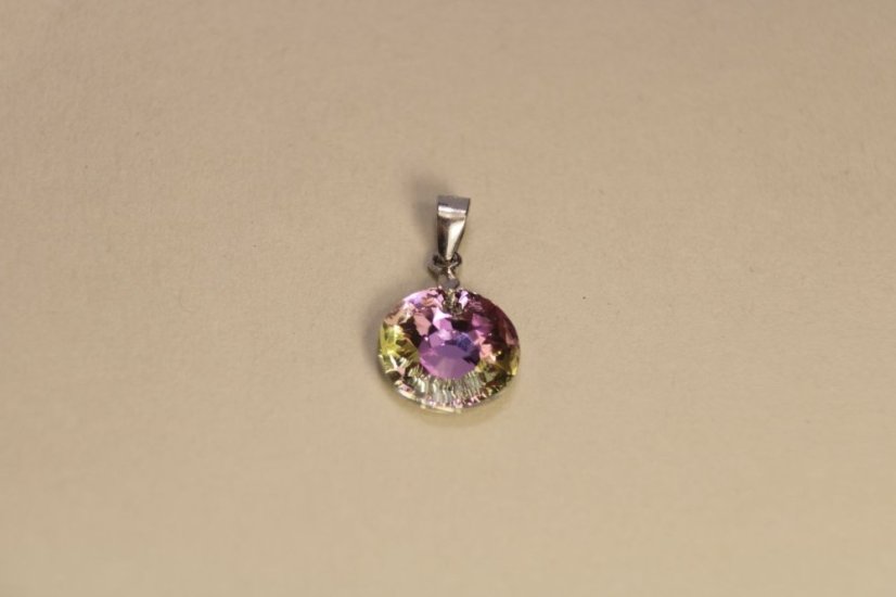 Prívesok- swarovski crystals- striebro