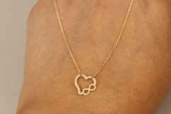 Celebritka-Srdce-Nekonečno-Anker-Žlté zlato-14k