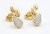 Náušnice-diamanty 0,060 ct-H/Si-žlté zlato-puzetky-14 karátov