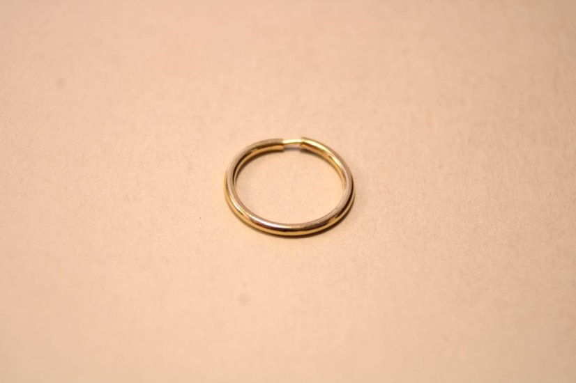 Náušnica- hladký kruh- zasúvacia- žlté zlato- 14 karátov