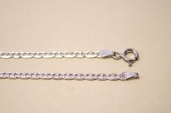 Retiazka- MARINA GUCCI- gravír- rhódiované striebro