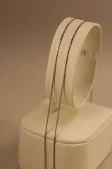 Retiazka-Cube- biele zlato-14 karátov