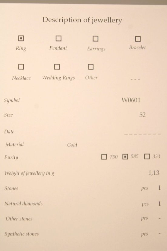 Diamantový prsteň zo žltého a bieleho zlata 0.02 ct H/Si2, veľkosť 52, 1,13 g, 14 karátov 585/1000 - Farba zlata: Viacfarebné zlato, Druh kameňa: DIAMANT (BRILIANT), Farba kameňa: Biely, Veľkosť prsteňa: 52, Váha (g): 1,13, Rýdzosť: 14 karátov 585/1000
