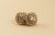 Zlaté náušnice, žlté zlato a číre zirkóny, 3,10g 14k 585/1000