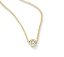 Retiazka - celebritka- diamant- 0,03 ct- žlté zlato- 14 karátov