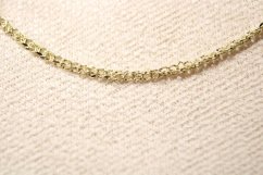 Náramok- točený vzor- žlté zlato- 14 karátov