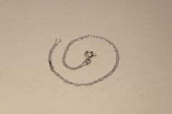 Zlatý náramok vzor Valentino, biele zlato, 18 cm, 1,08 g, 14 karátov, 585/1000