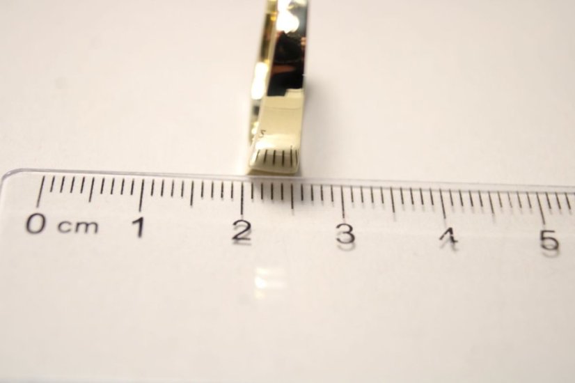 Zlatý prsteň-viacfarebné zlato- lesklo-matná úprava-14karátov