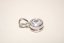 Minimalistický strieborný prívesok s čírym zirkónom, rhodium, 1,09 g, 925/1000