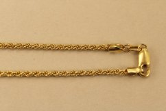 Zlatá retiazka, žlté zlato Valis, 50cm 8,71g 14k 585/1000