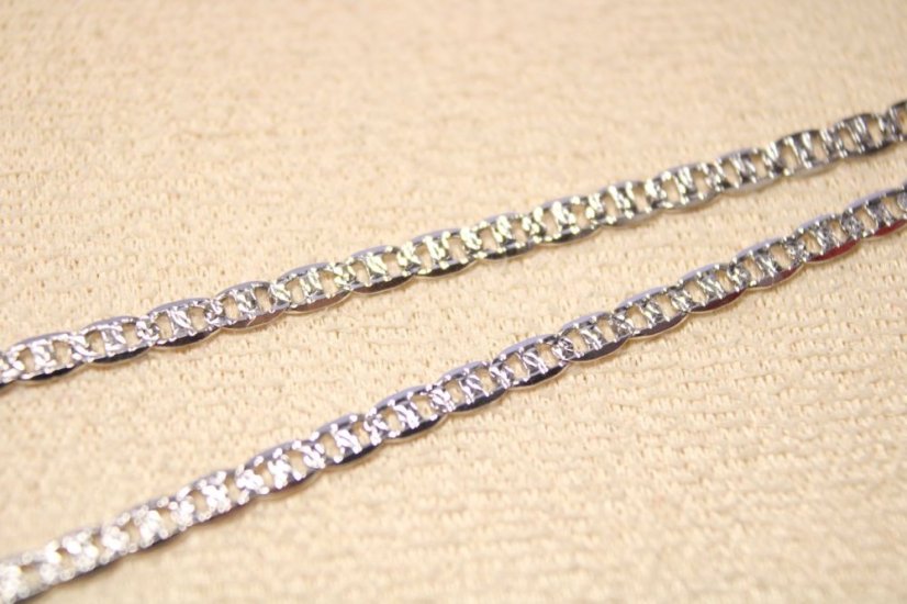 Retiazka- MARINA GUCCI- gravír- rhódiované striebro