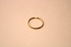 Náušnica- hladký kruh- zasúvacia- žlté zlato- 14 karátov