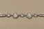 Strieborný náramok zdobený bielym opálom a čírymi zirkónmi, rhodium, 16-19,5 cm, 5,35g, 925/1000