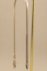 Strieborný náramok vzor hadík, 18cm, 2,96g 925/1000